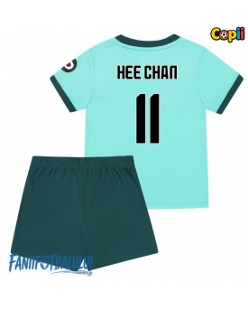 Wolves Hee-chan Hwang #11 Echipament de Fotbal Replică 2025-26 Copii Deplasare (+ Șorturi)